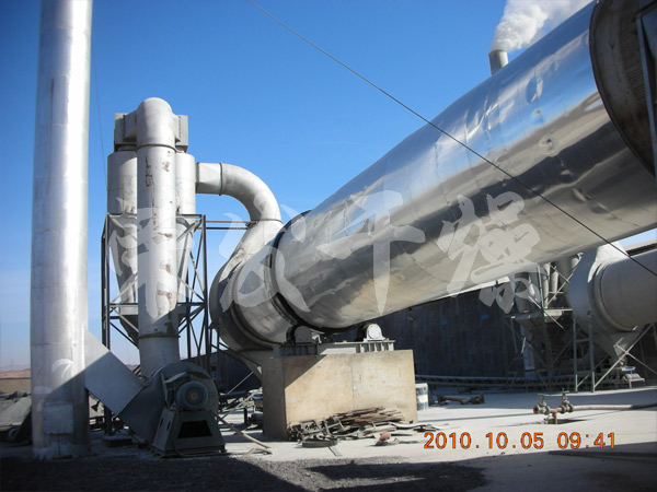 錳礦粉專用回轉滾筒干燥機干燥工程項目