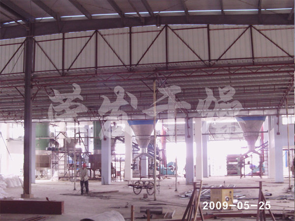 高嶺土閃蒸干燥機干燥工程項目